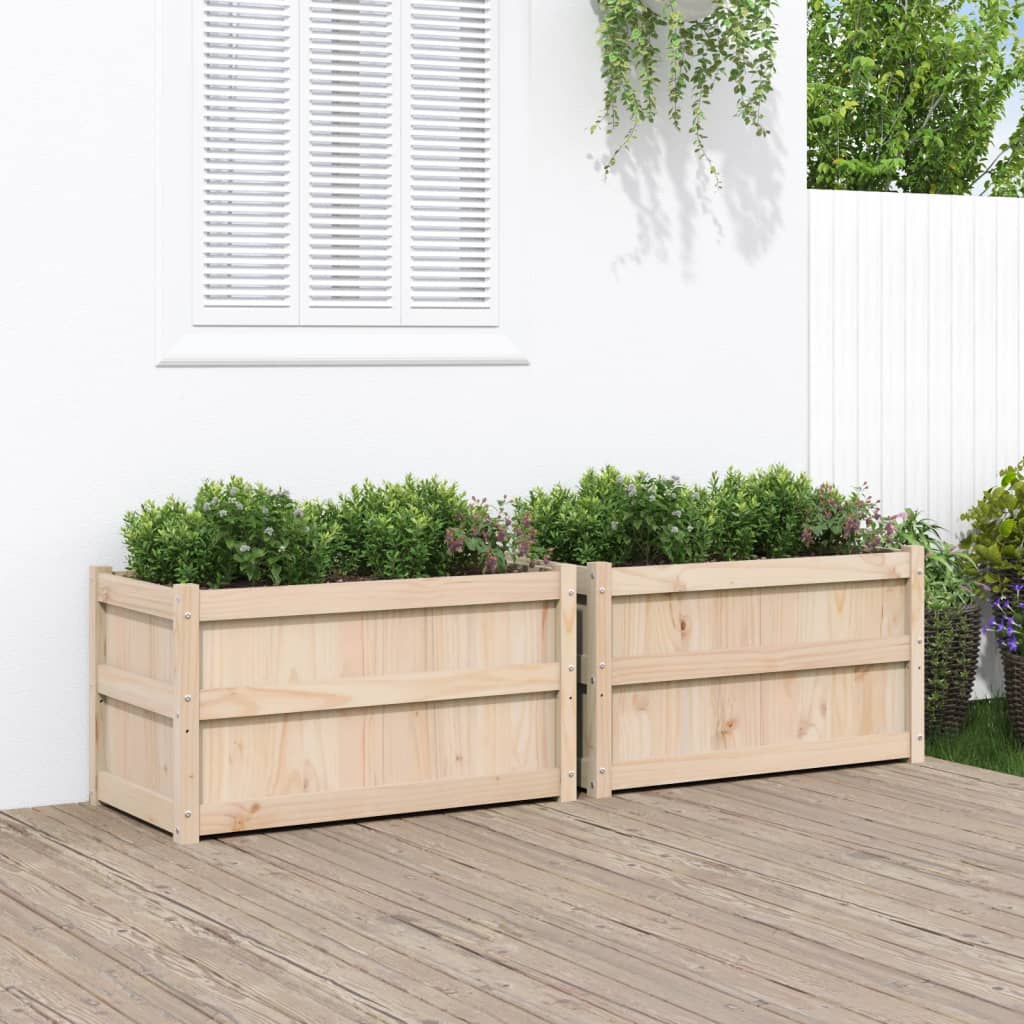 vidaXL Garden Planters Outdoor Flower Planter Box for Terrace Patio Balcony-7