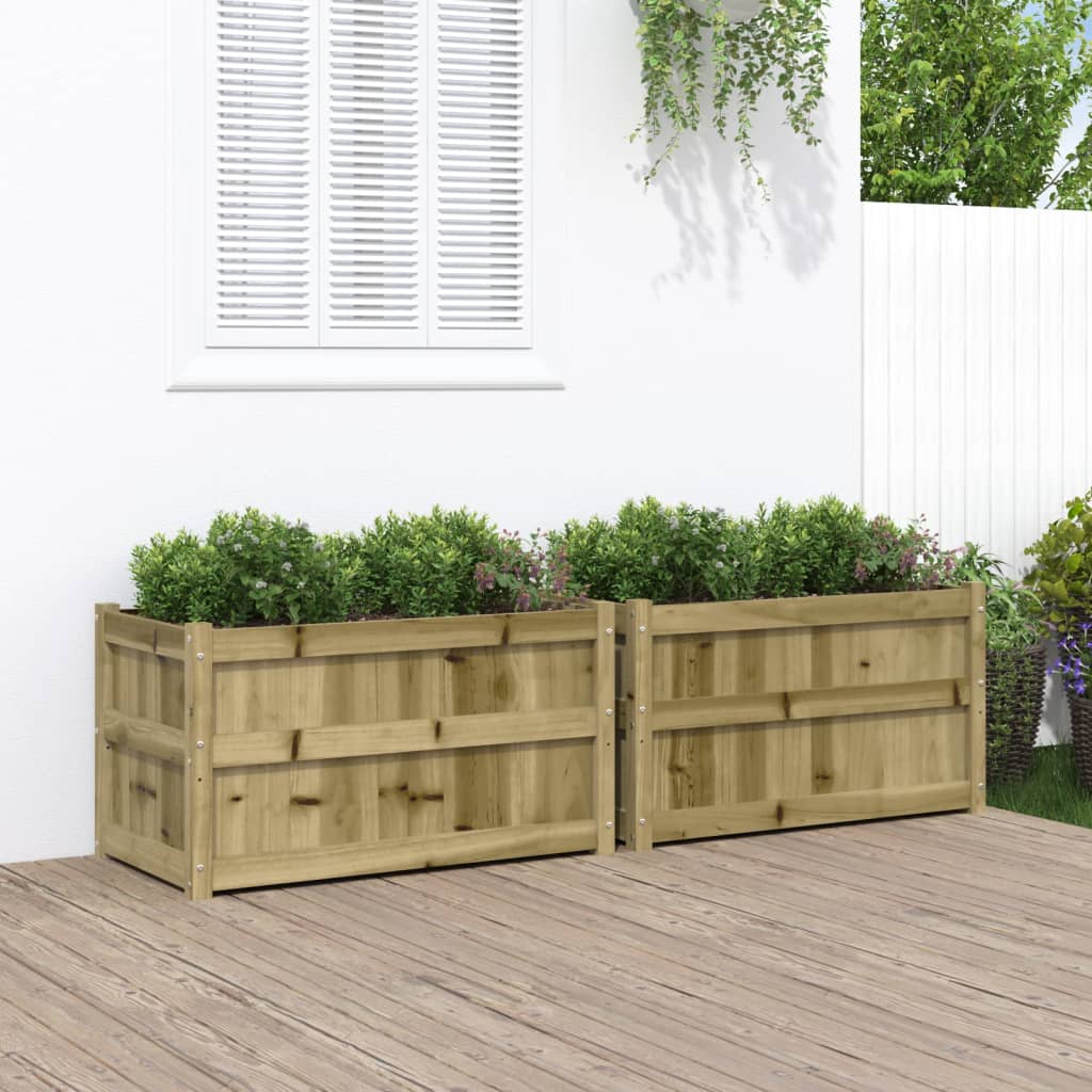 vidaXL Garden Planters Outdoor Flower Planter Box for Terrace Patio Balcony-0