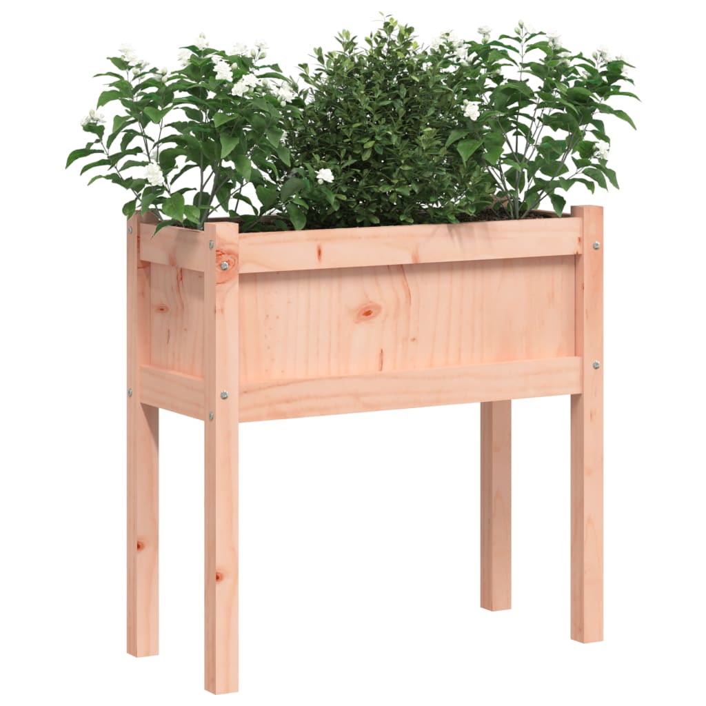 vidaXL Garden Planters with Legs Outdoor Flower Box Pot Solid Wood Douglas-2