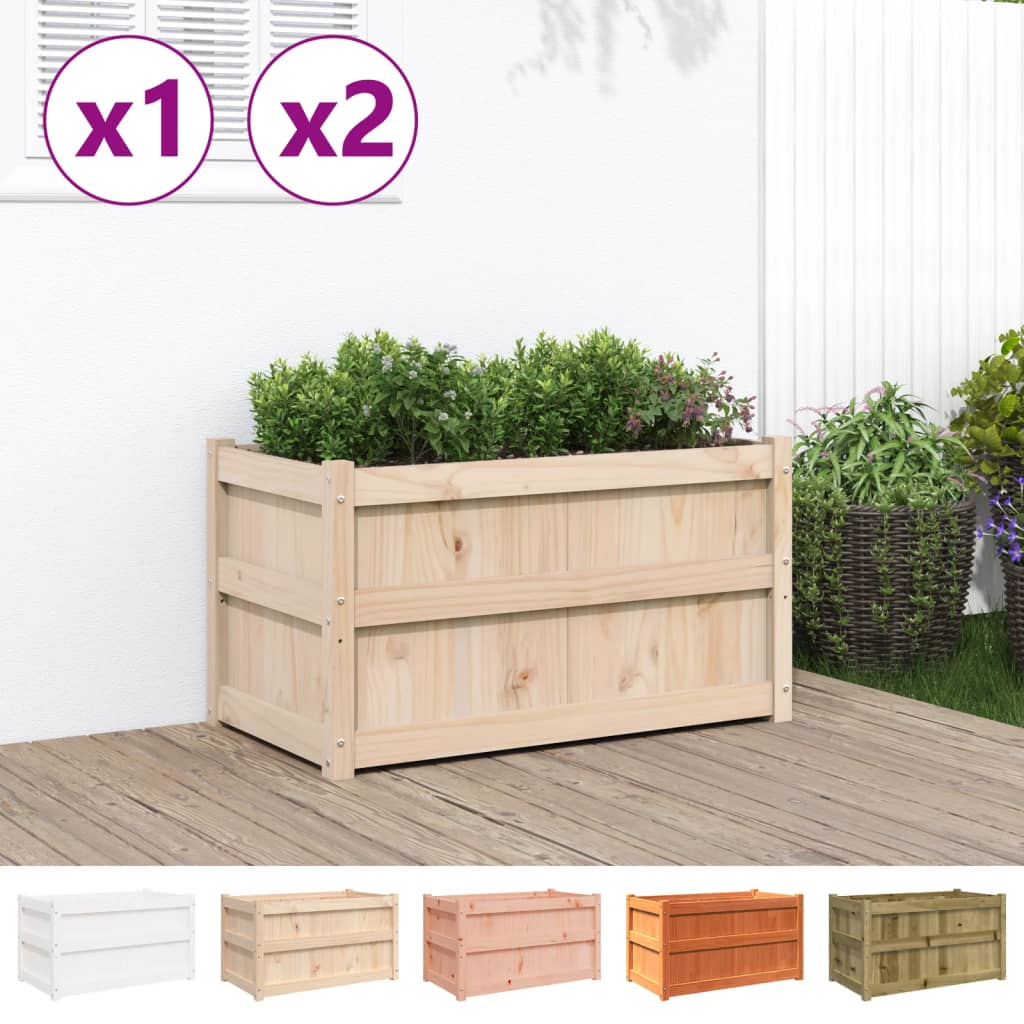 vidaXL Garden Planters Outdoor Flower Planter Box for Terrace Patio Balcony-4